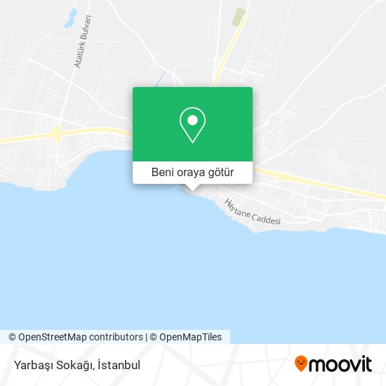 Yarbaşı Sokağı harita