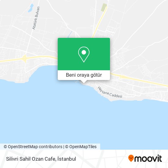 Silivri Sahil Ozan Cafe harita