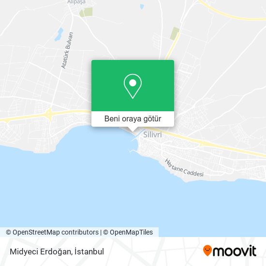 Midyeci Erdoğan harita