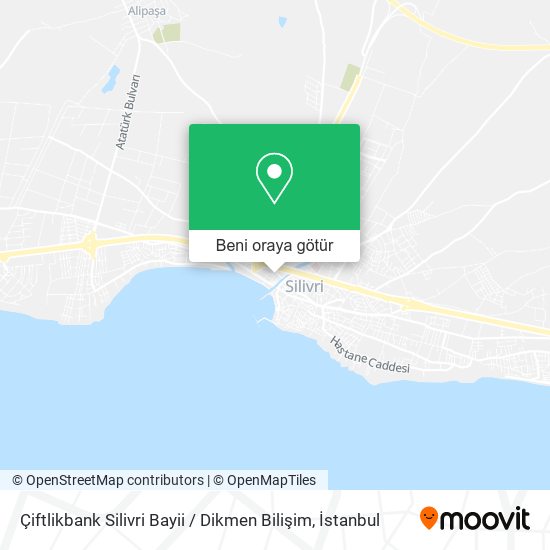 Çiftlikbank Silivri Bayii / Dikmen Bilişim harita