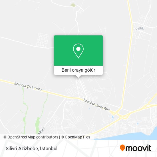 Silivri Azizbebe harita