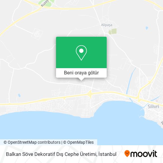 Balkan Söve Dekoratif Dış Cephe Üretimi harita
