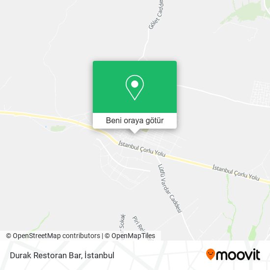 Durak Restoran Bar harita