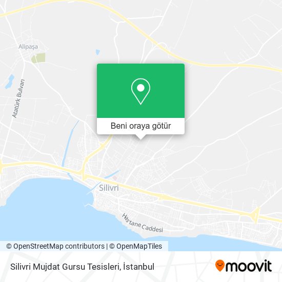 Silivri Mujdat Gursu Tesisleri harita