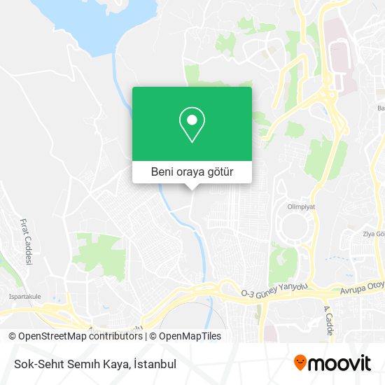 Sok-Sehıt Semıh Kaya harita