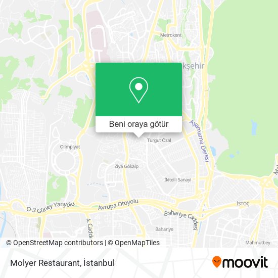 Molyer Restaurant harita