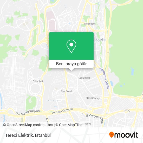 Tereci Elektrik harita