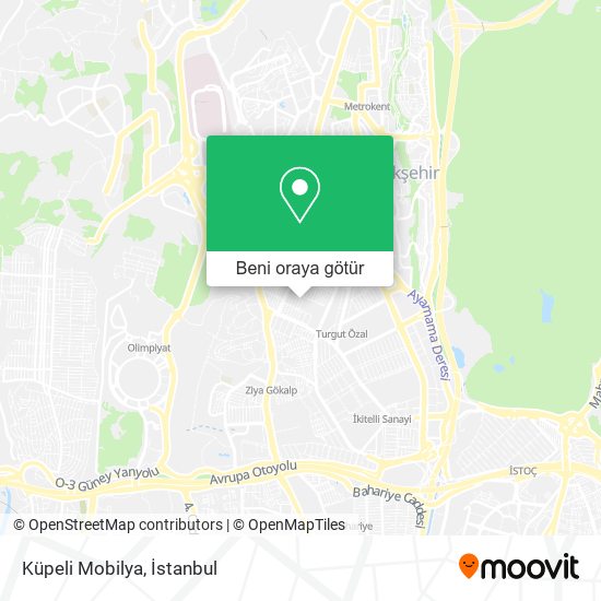 Küpeli Mobilya harita