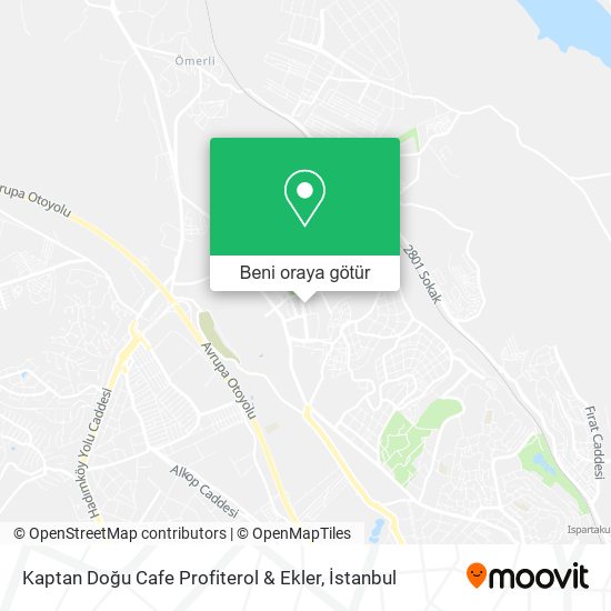 Kaptan Doğu Cafe Profiterol & Ekler harita