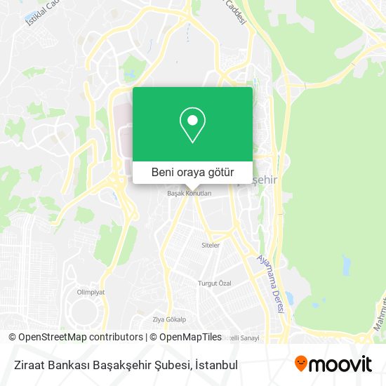 Ziraat Bankası Başakşehir Şubesi harita