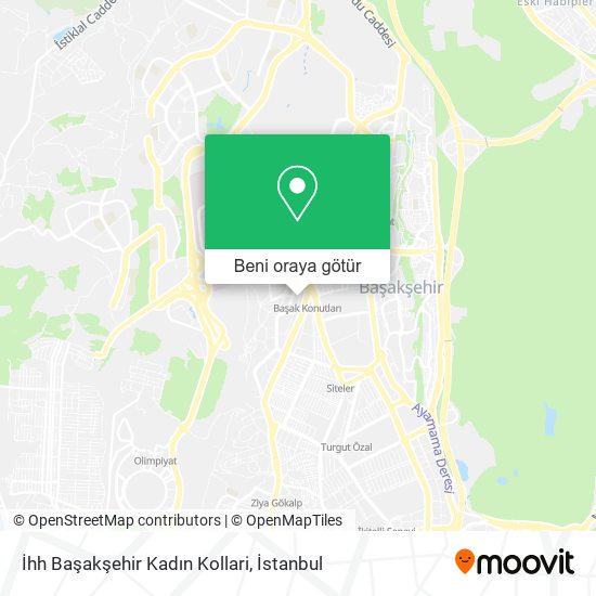 İhh Başakşehir Kadın Kollari harita