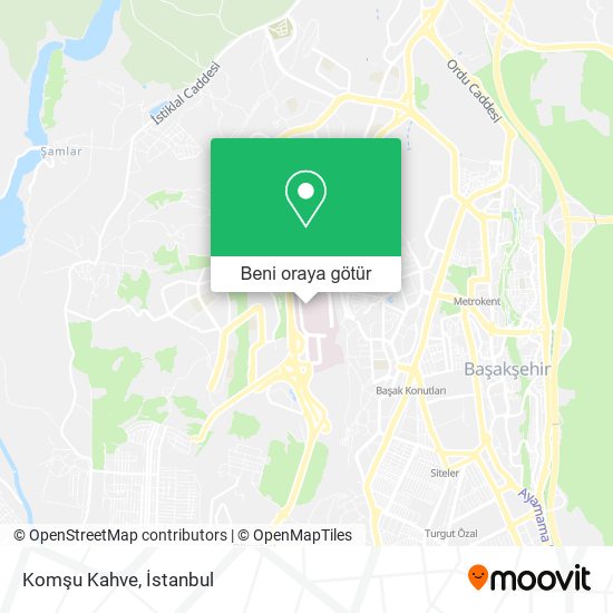 Komşu Kahve harita