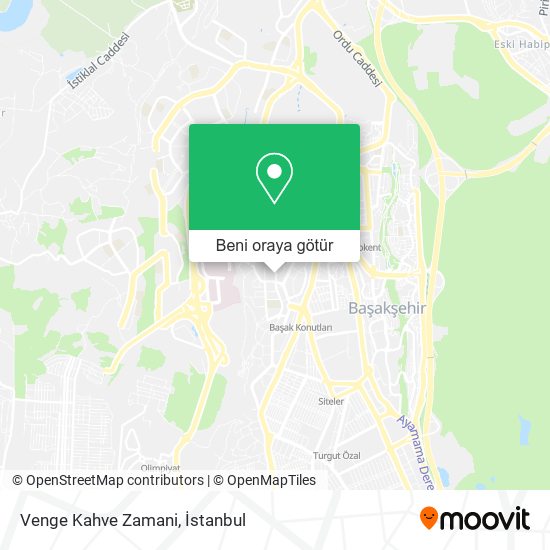 Venge Kahve Zamani harita