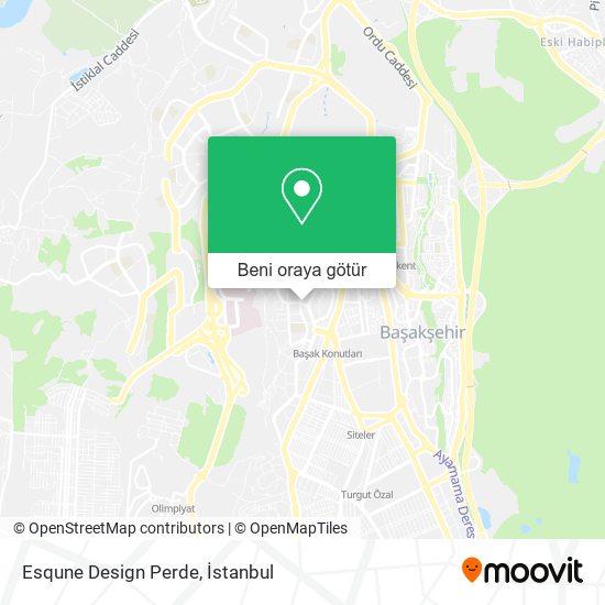 Esqune Design Perde harita