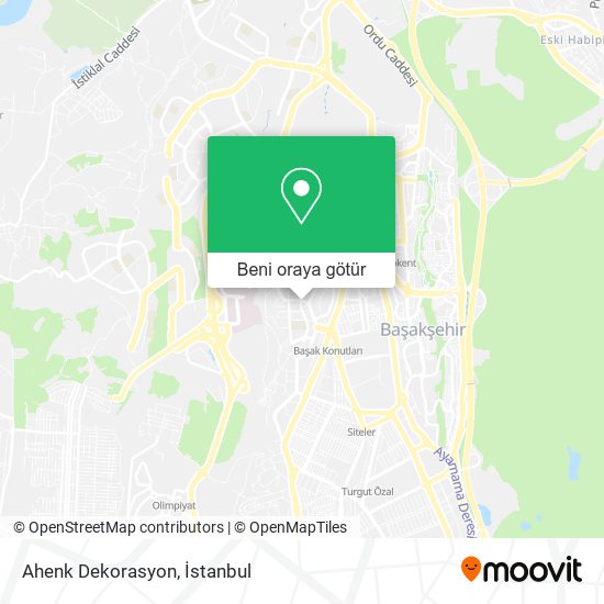 Ahenk Dekorasyon harita