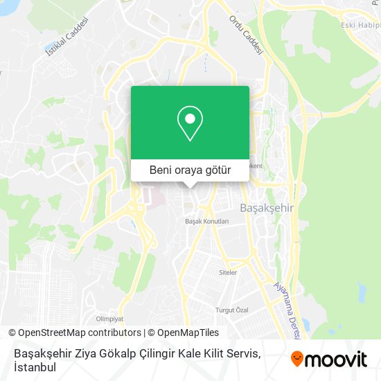 Başakşehir Ziya Gökalp Çilingir Kale Kilit Servis harita