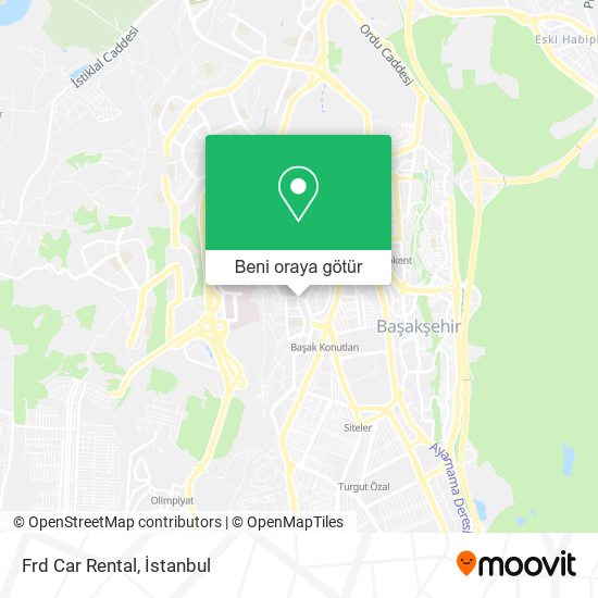 Frd Car Rental harita