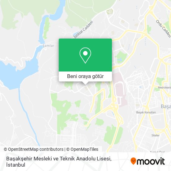 Başakşehir Mesleki ve Teknik Anadolu Lisesi harita