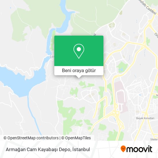 Armağan Cam Kayabaşı Depo harita