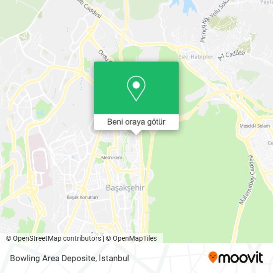 Bowling Area Deposite harita