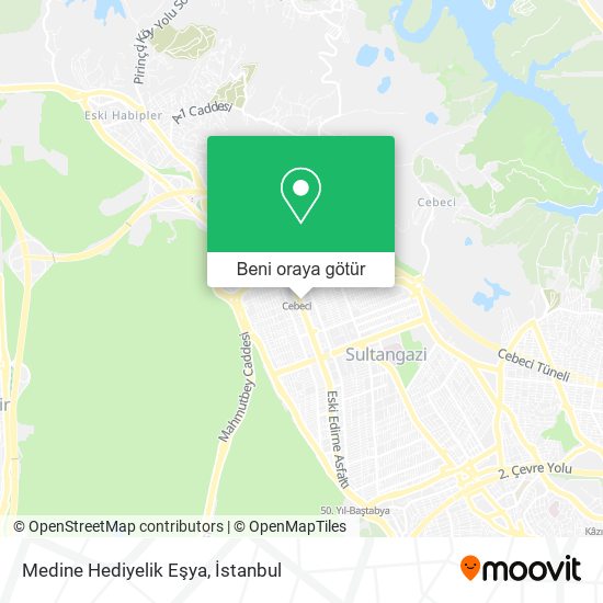 Medine Hediyelik Eşya harita