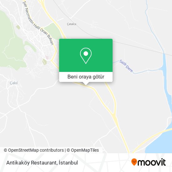 Antikaköy Restaurant harita