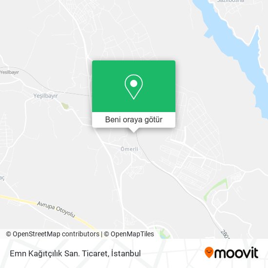 Emn Kağıtçılık San. Ticaret harita