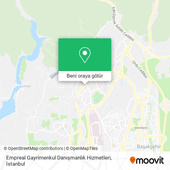 Empreal Gayrimenkul Danışmanlık Hizmetleri harita