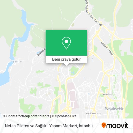 Nefes Pilates ve Sağlıklı Yaşam Merkezi harita