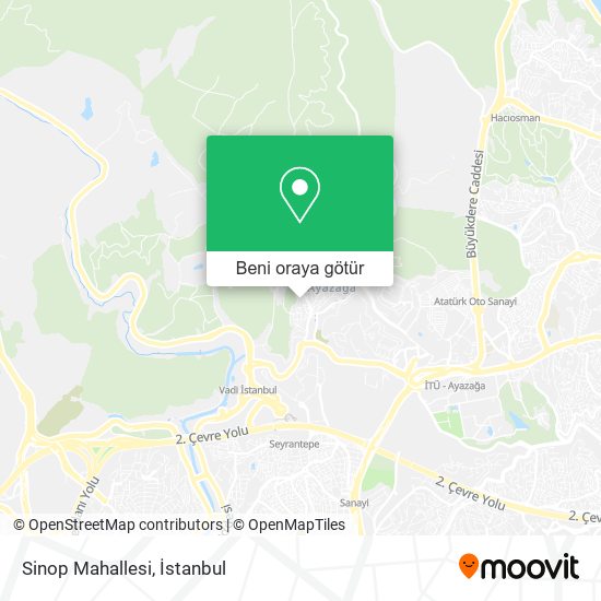 Sinop Mahallesi harita