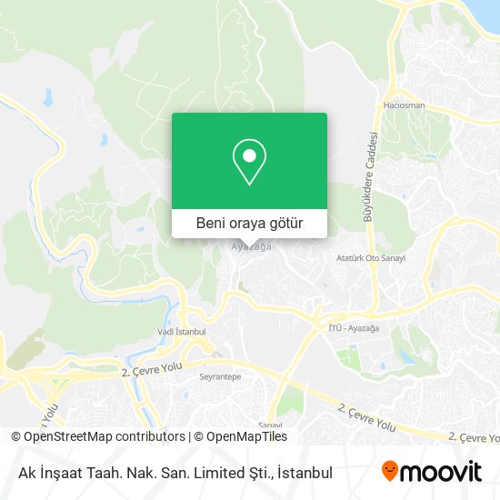 Ak İnşaat Taah. Nak. San. Limited Şti. harita