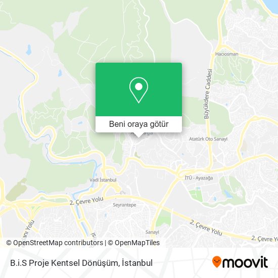 B.i.S Proje Kentsel Dönüşüm harita