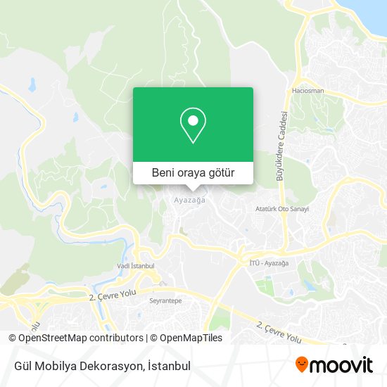 Gül Mobilya Dekorasyon harita