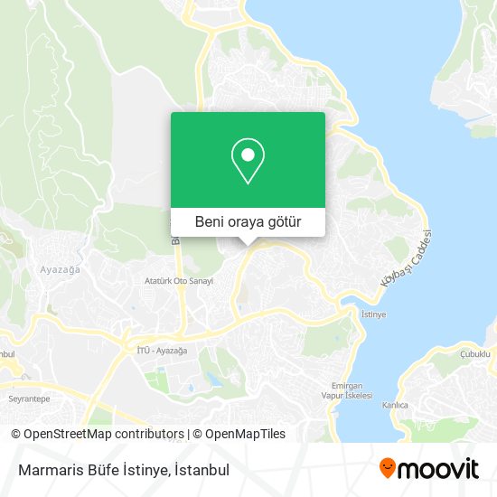 Marmaris Büfe İstinye harita