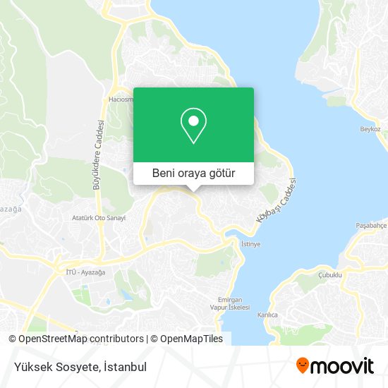 Yüksek Sosyete harita