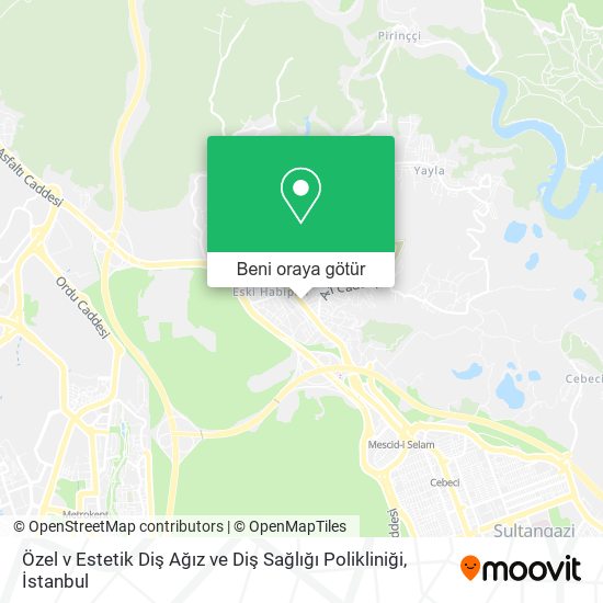 Özel v Estetik Diş Ağız ve Diş Sağlığı Polikliniği harita
