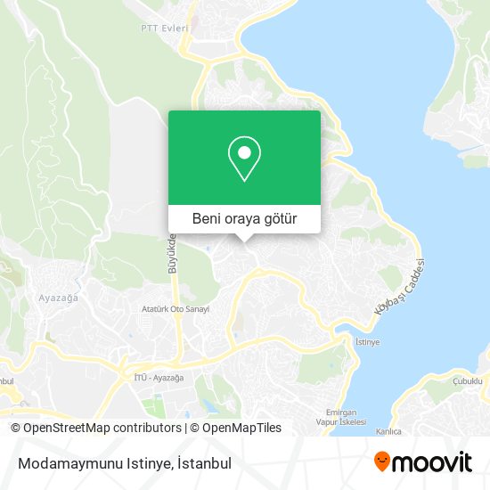 Modamaymunu Istinye harita