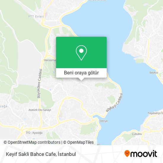 Keyif Sakli Bahce Cafe harita