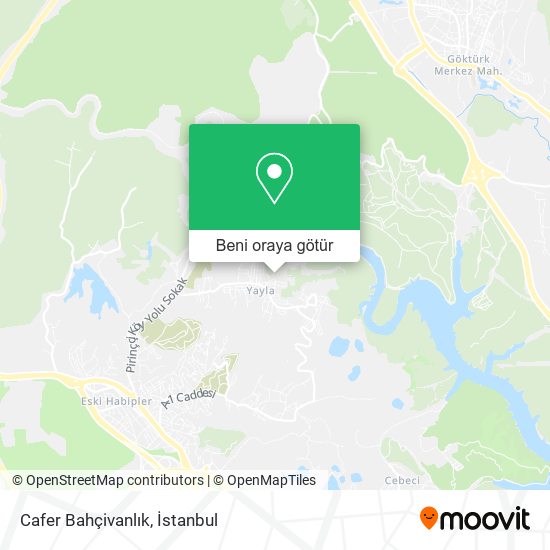 Cafer Bahçivanlık harita