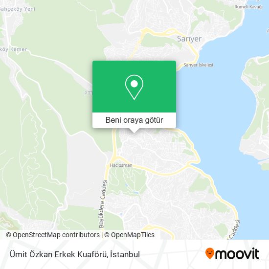 Ümit Özkan Erkek Kuaförü harita
