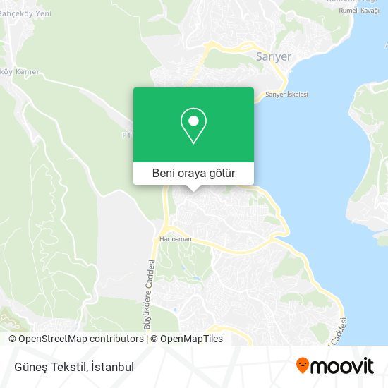 Güneş Tekstil harita
