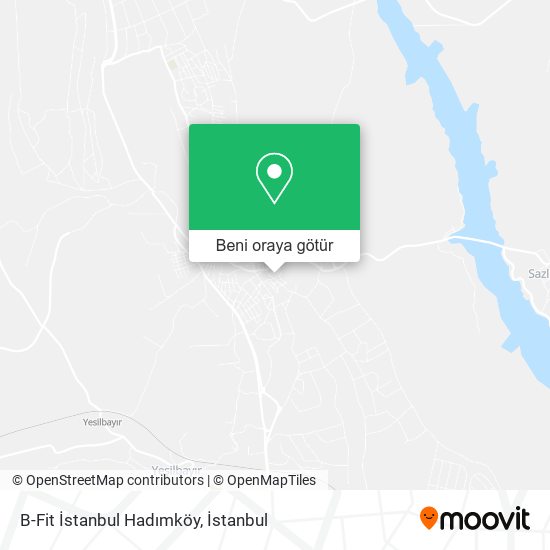B-Fit İstanbul Hadımköy harita