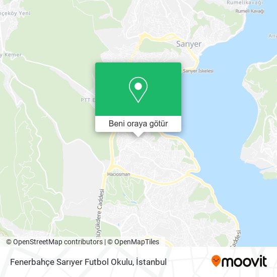 Fenerbahçe Sarıyer Futbol Okulu harita