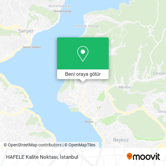 HAFELE Kalite Noktası harita