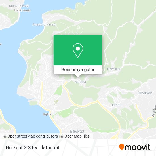 Hürkent 2 Sitesi harita