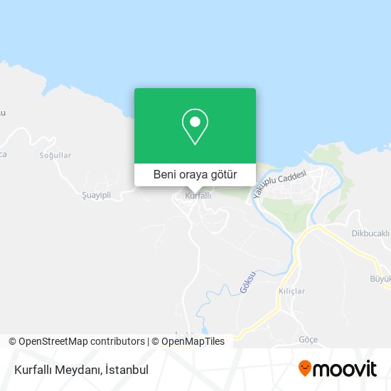 Kurfallı Meydanı harita