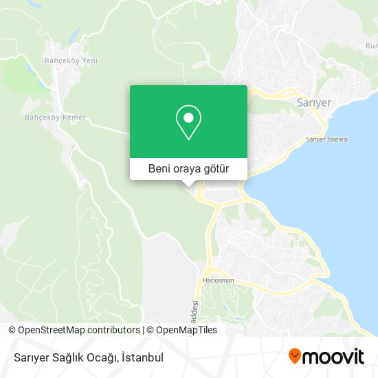 Sarıyer Sağlık Ocağı harita