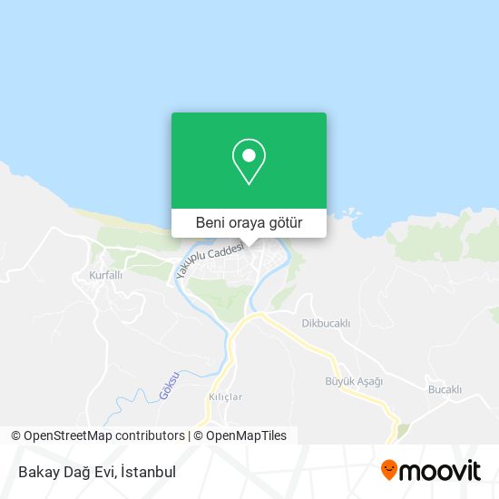Bakay Dağ Evi harita