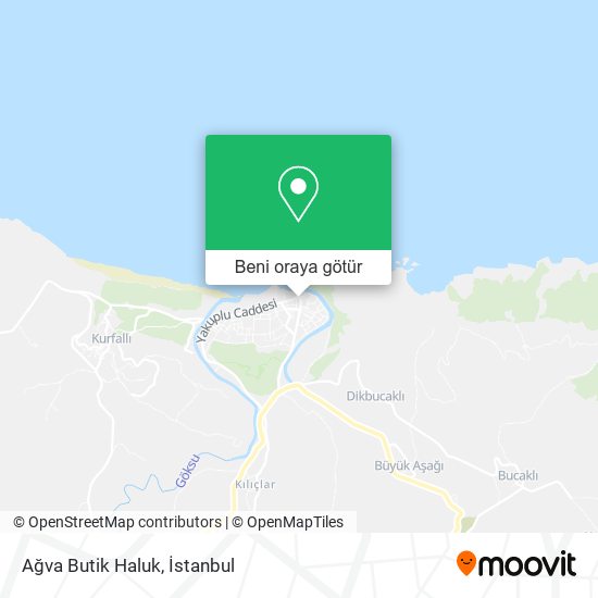 Ağva Butik Haluk harita