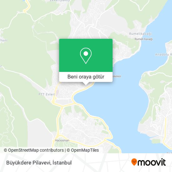 Büyükdere Pilavevi harita